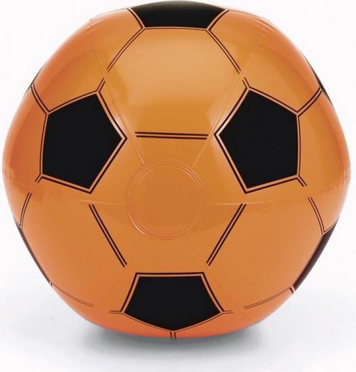 Strandbal oranje voetbal